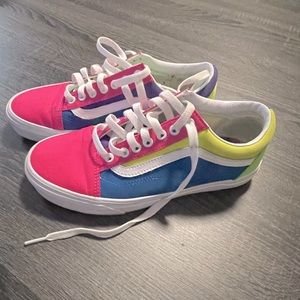 Vans Old Skool Neon Lace-Up Shoes